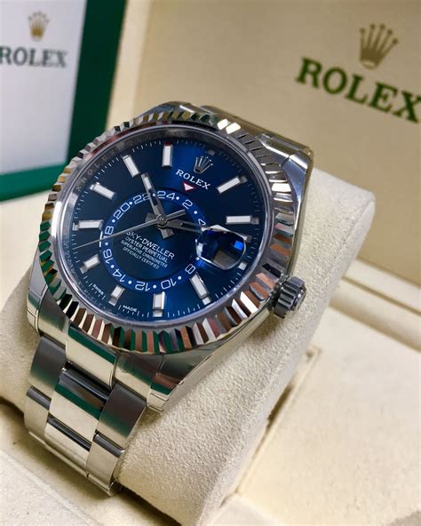 2019 rolex sky dweller blue for sale|rolex occasion sky dweller.